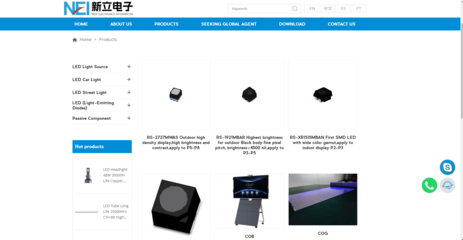 國(guó)星光電全資子公司新立電子海外網(wǎng)站正式上線(xiàn) 打開(kāi)光電器件業(yè)務(wù)出海“新窗口”